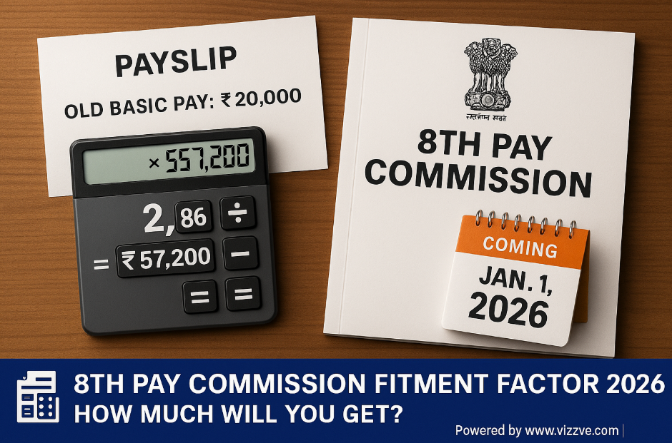 8th Pay Commission 2026: Fitment Factor Explained, Salary Hike Calculator & Implementation Timeline